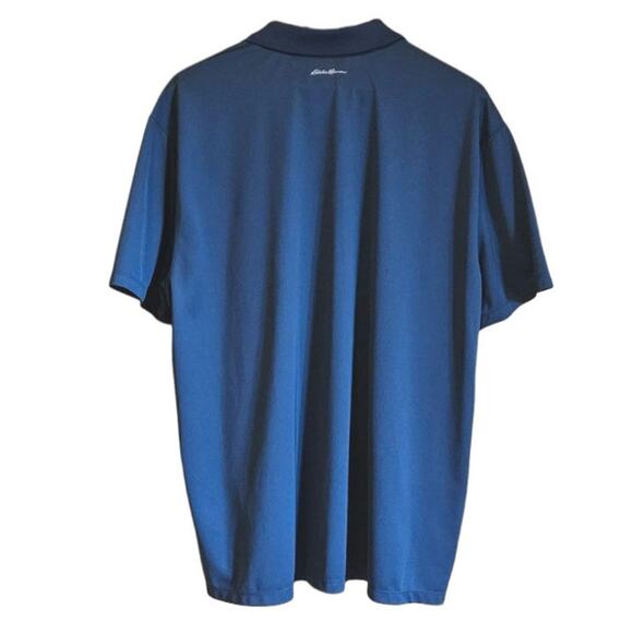 Eddie Bauer Motion Quick Dry Polo Casual Short Sleeve Shirt Navy Men's Size 2XL - Picture 5 of 6